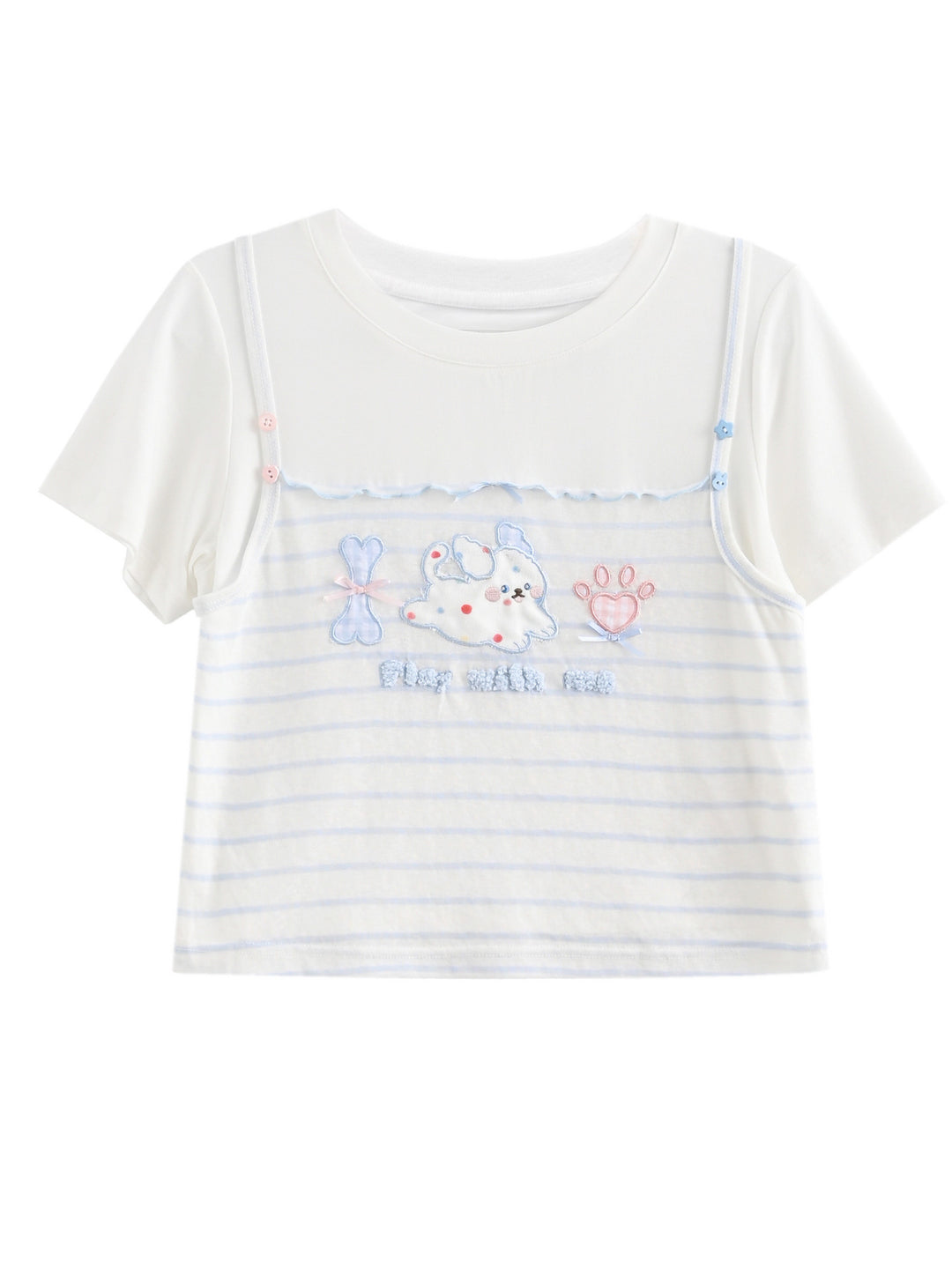 Puppy Milk Crop Top-Tops-ntbhshop
