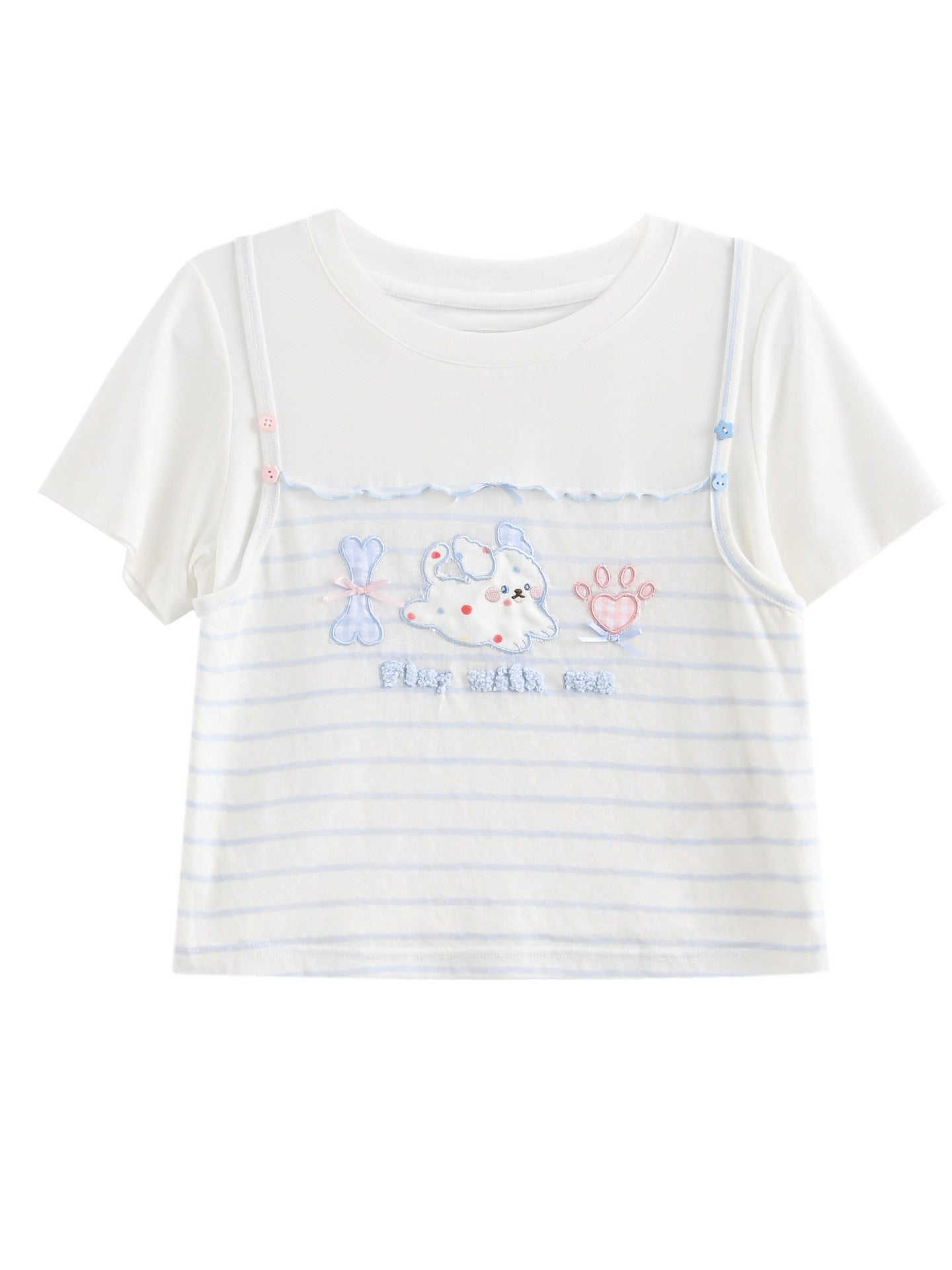 Puppy Milk Crop Top-Tops-ntbhshop
