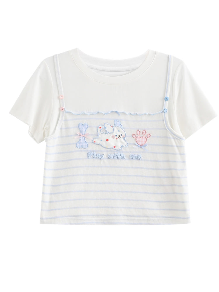 Puppy Milk Crop Top-Tops-ntbhshop