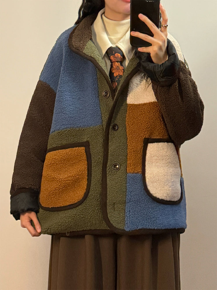 Hearthside Colorblock Fleece Jacket-Outerwear-ntbhshop