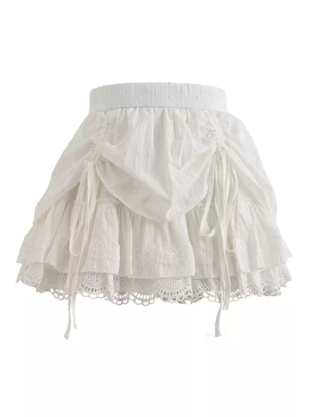 Petal Lace Cake Skirt-Bottoms-ntbhshop