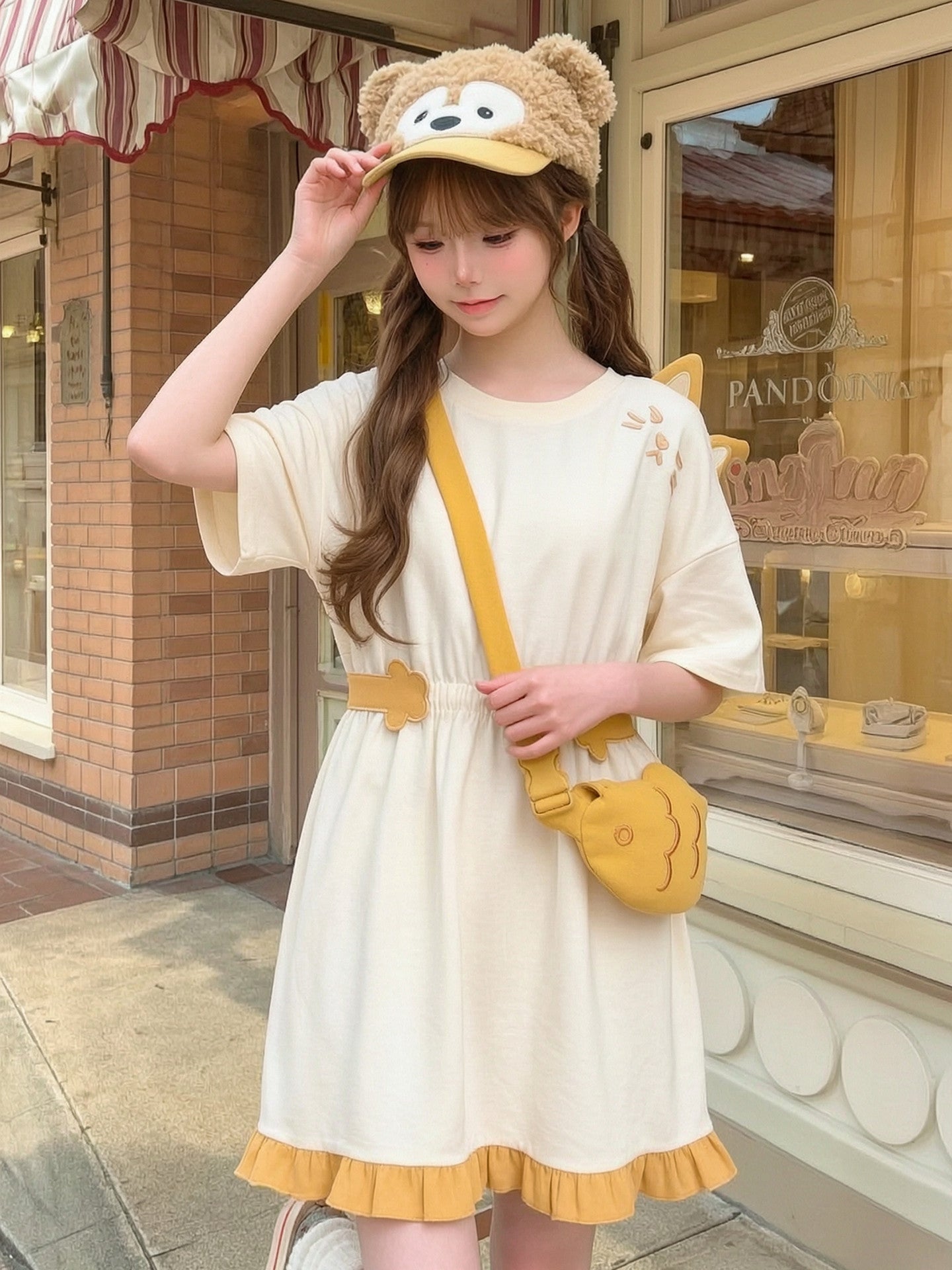 Kitty Butter Dress & Bag-Dresses-ntbhshop