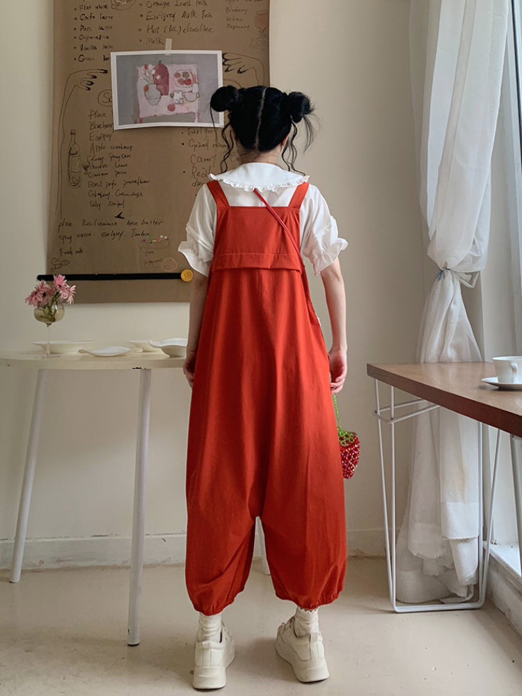 Fruit Pop Puffy Bib Pants-ntbhshop