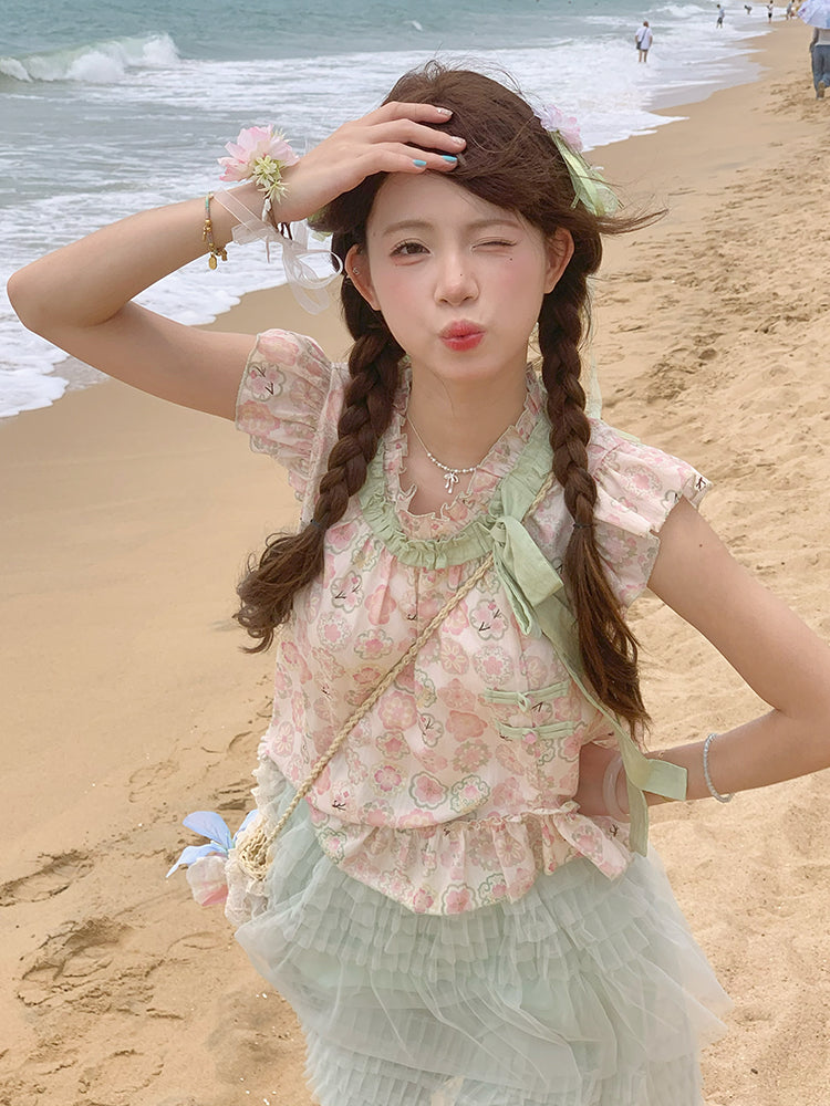 Guava Daydreams Fairy Top & Skirt-Sets-ntbhshop