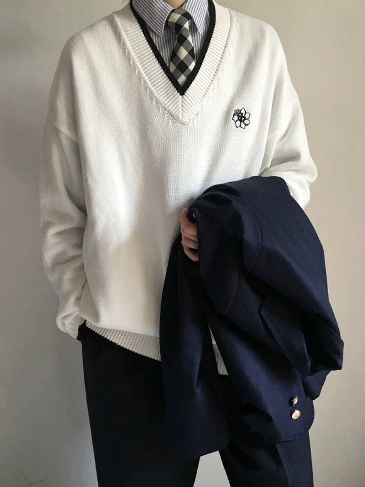 Haru JK DK Uniform Knit Sweaters-ntbhshop