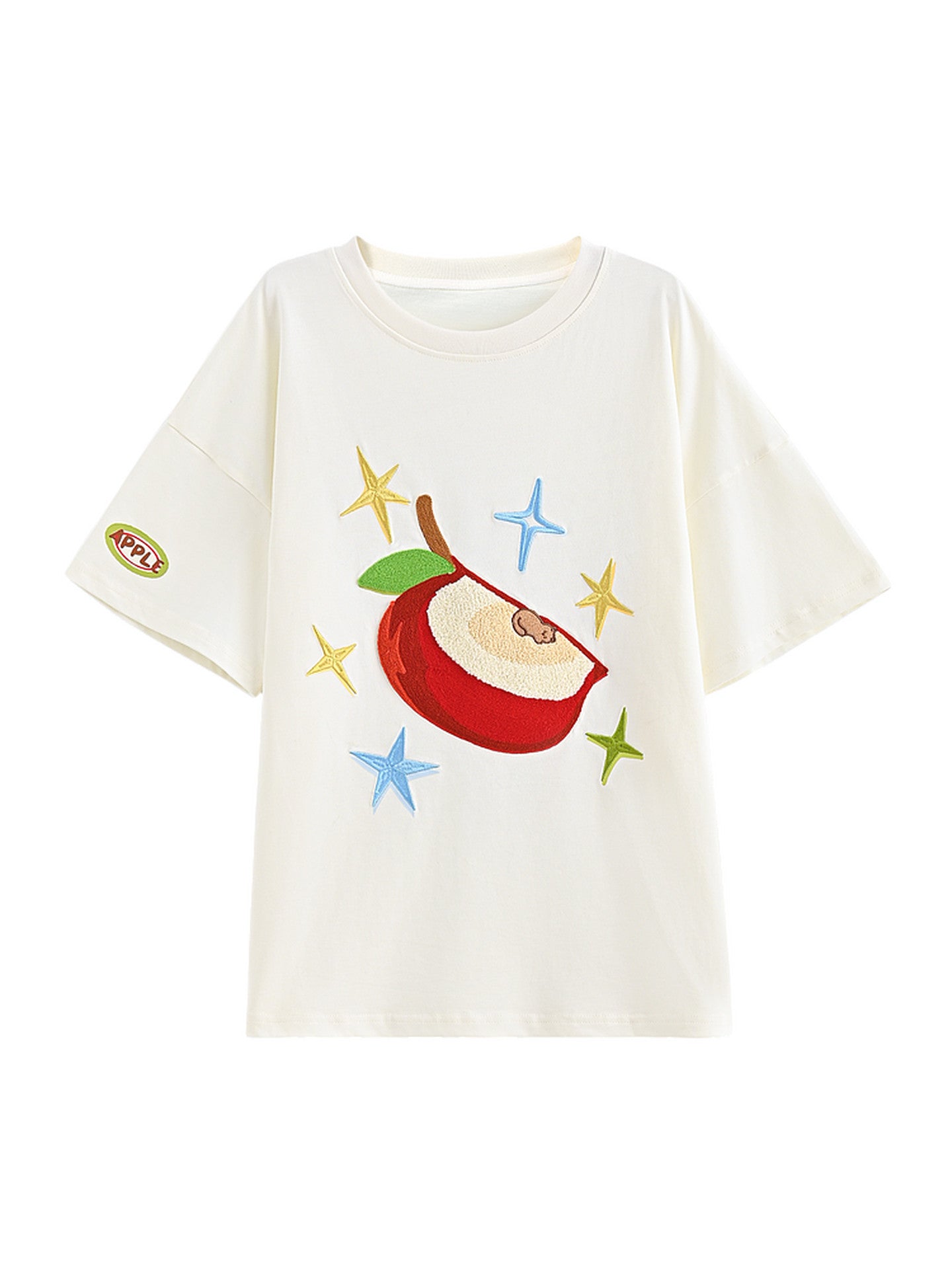 Apple Star Unisex Tees-Tops-ntbhshop