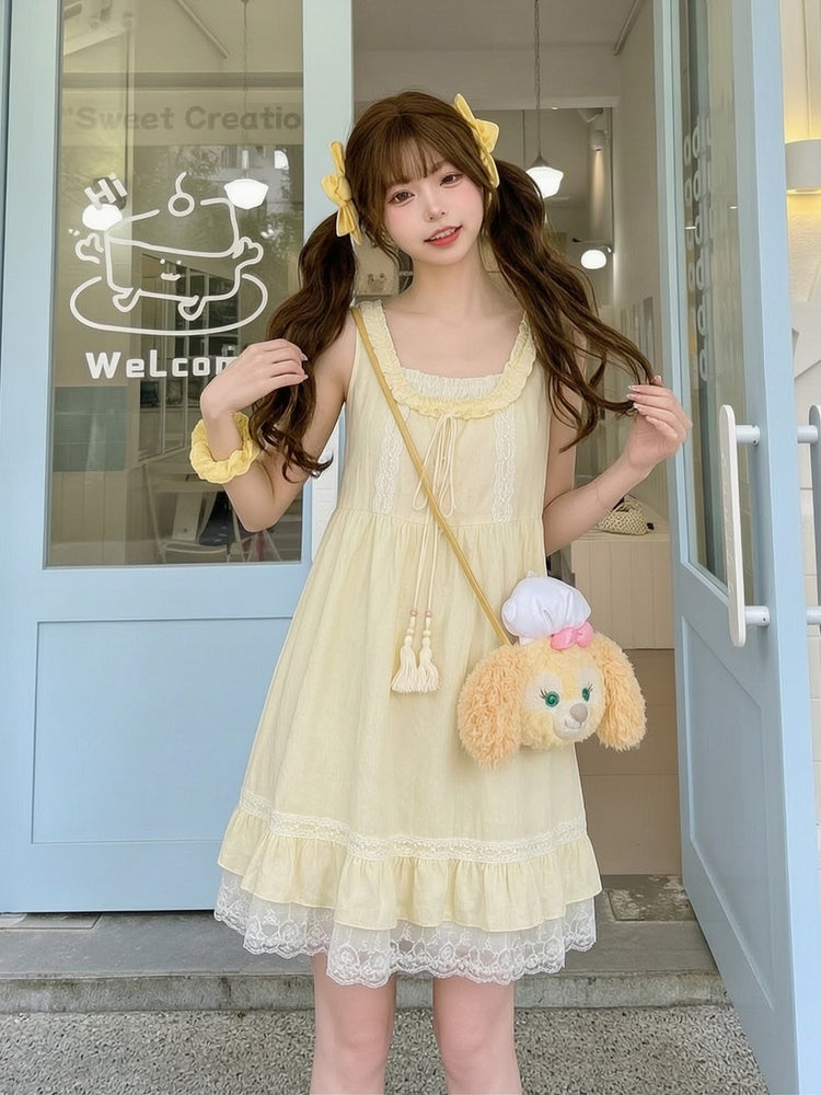Buttercup Lace Sundress-Dresses-ntbhshop