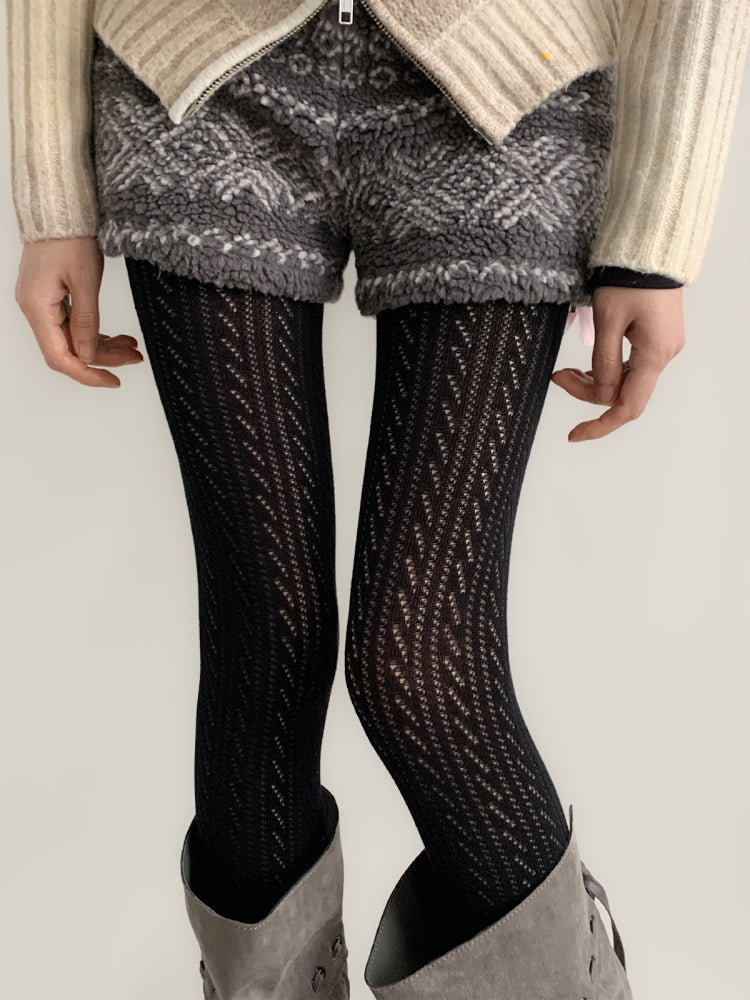 Cloudline Slim Knit Tights-ntbhshop