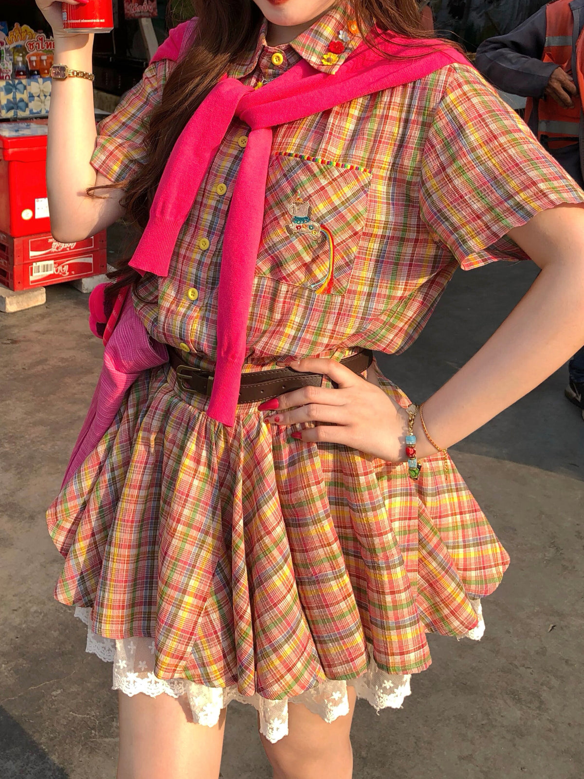 Neon Pony Cotton Dresses-Dresses-ntbhshop