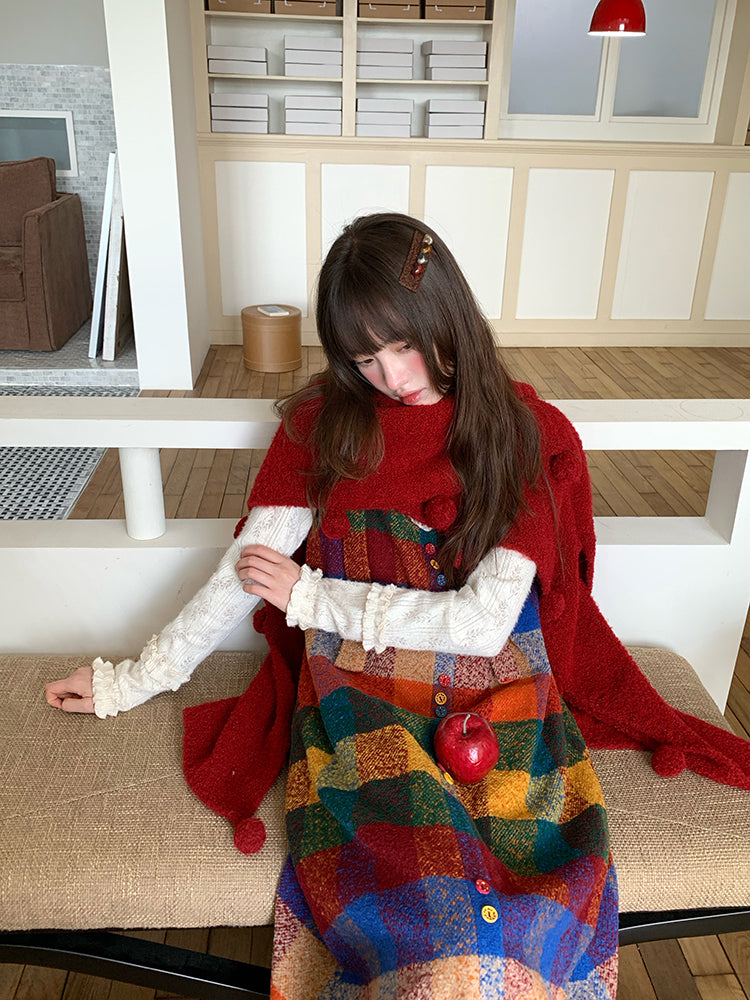 Snow Sheep Holiday Cloak Shawls-ntbhshop