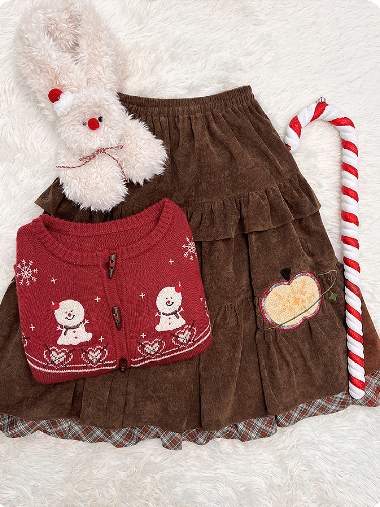 Snowball Christmas Vintage Knit Set-Outerwear-ntbhshop
