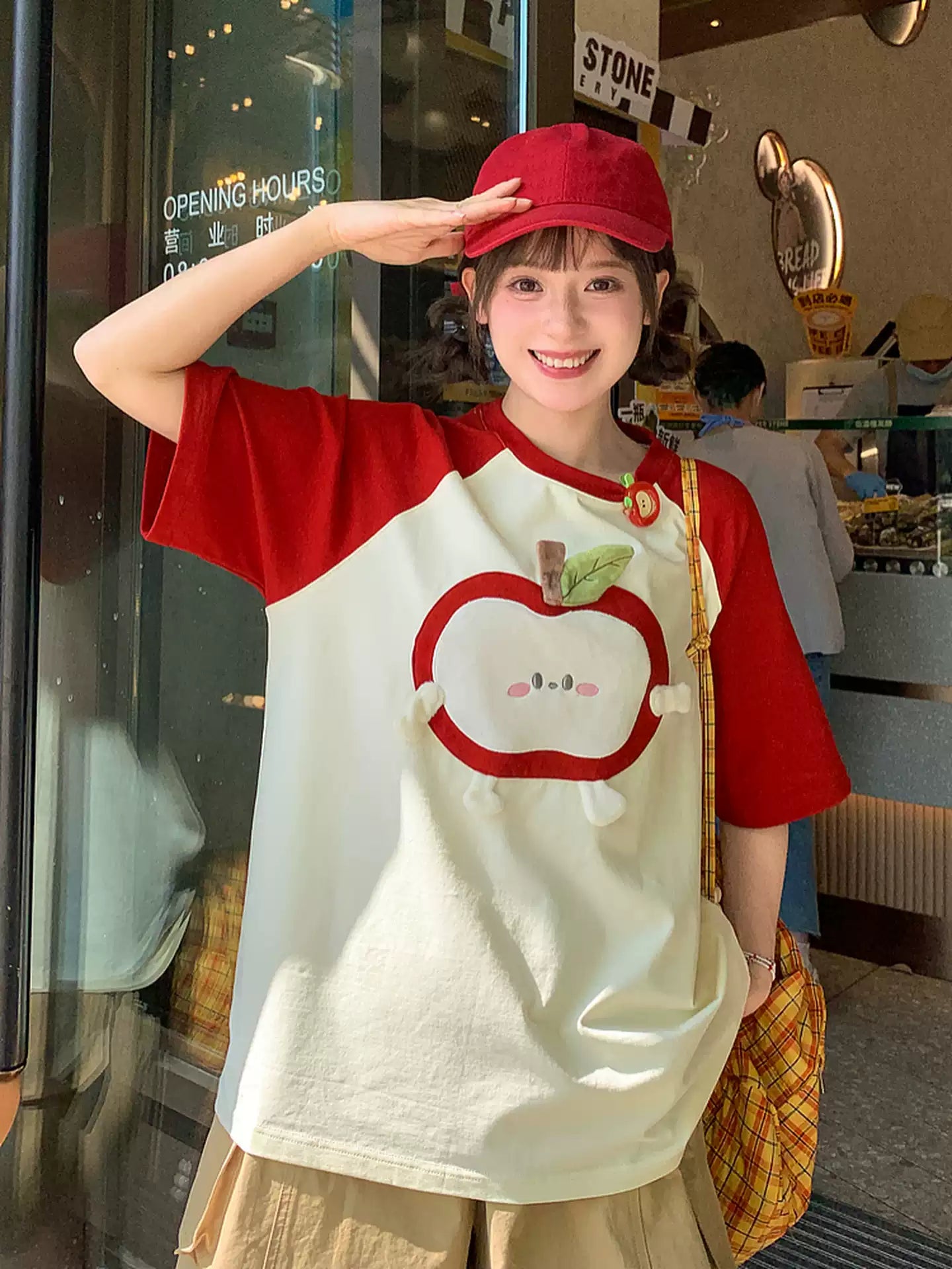 Apple Pop Unisex Tee-Tops-ntbhshop