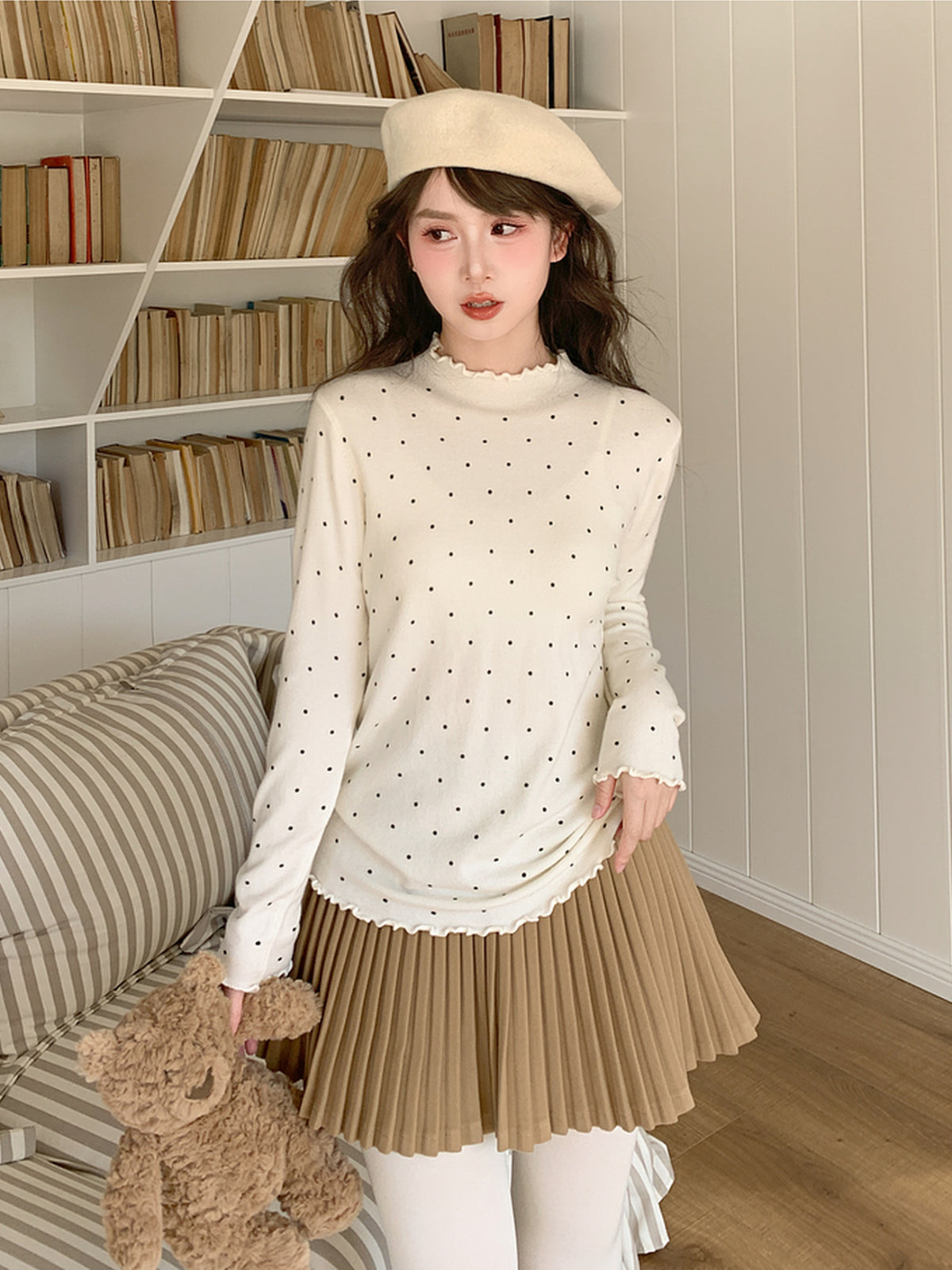 Dotted Whisper Cottage Base Tops-ntbhshop