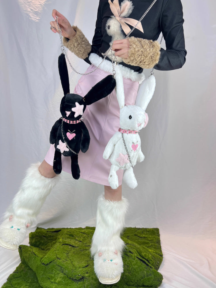 Bunny Knight Crossbody Plush Bags-ntbhshop