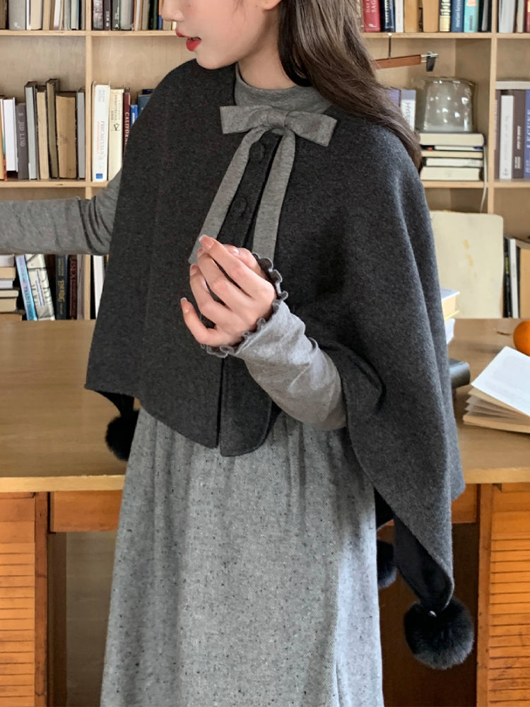 The Poets Winter Cape & Knit Dress-ntbhshop