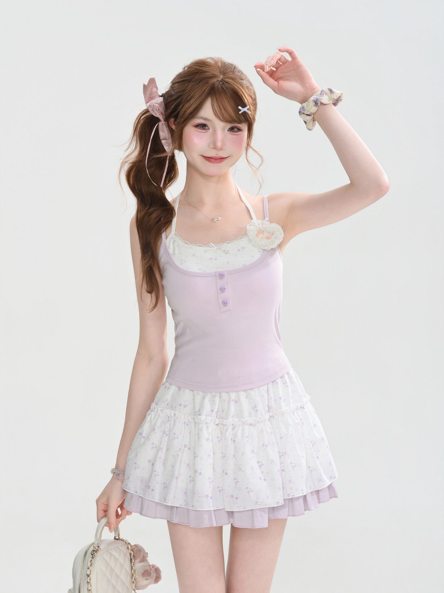 Lavender Bloom Layer Cami - ntbhshop
