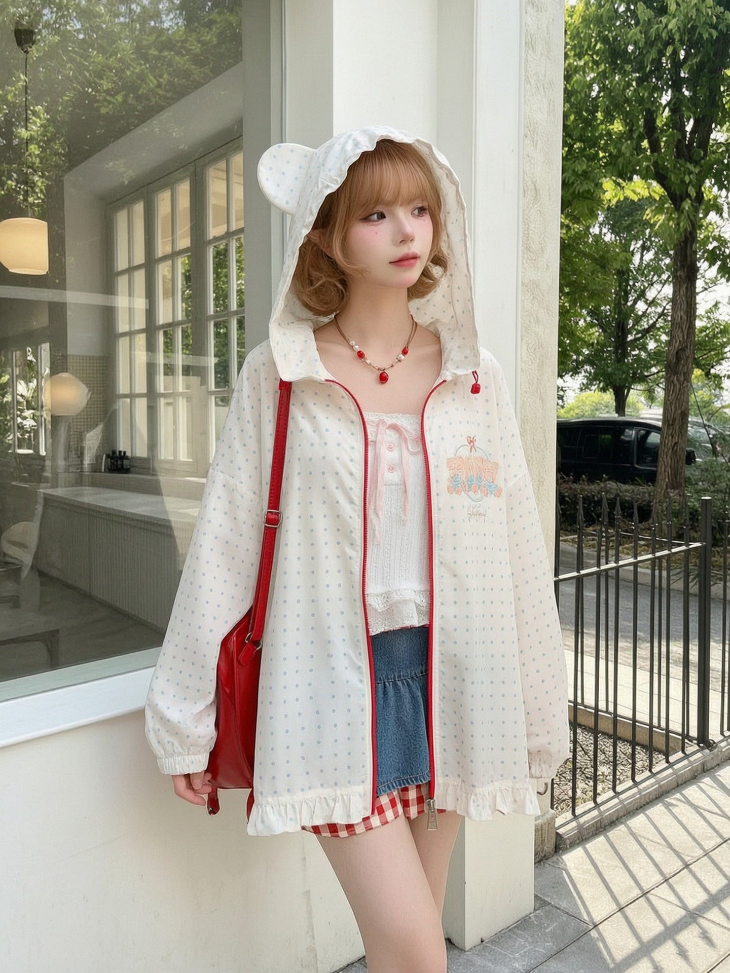Teddy Dot Sun Jacket-Outerwear-ntbhshop