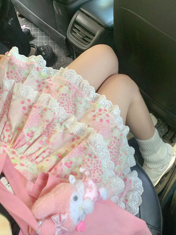 Cherry Whip Layer Cake Skirt-ntbhshop