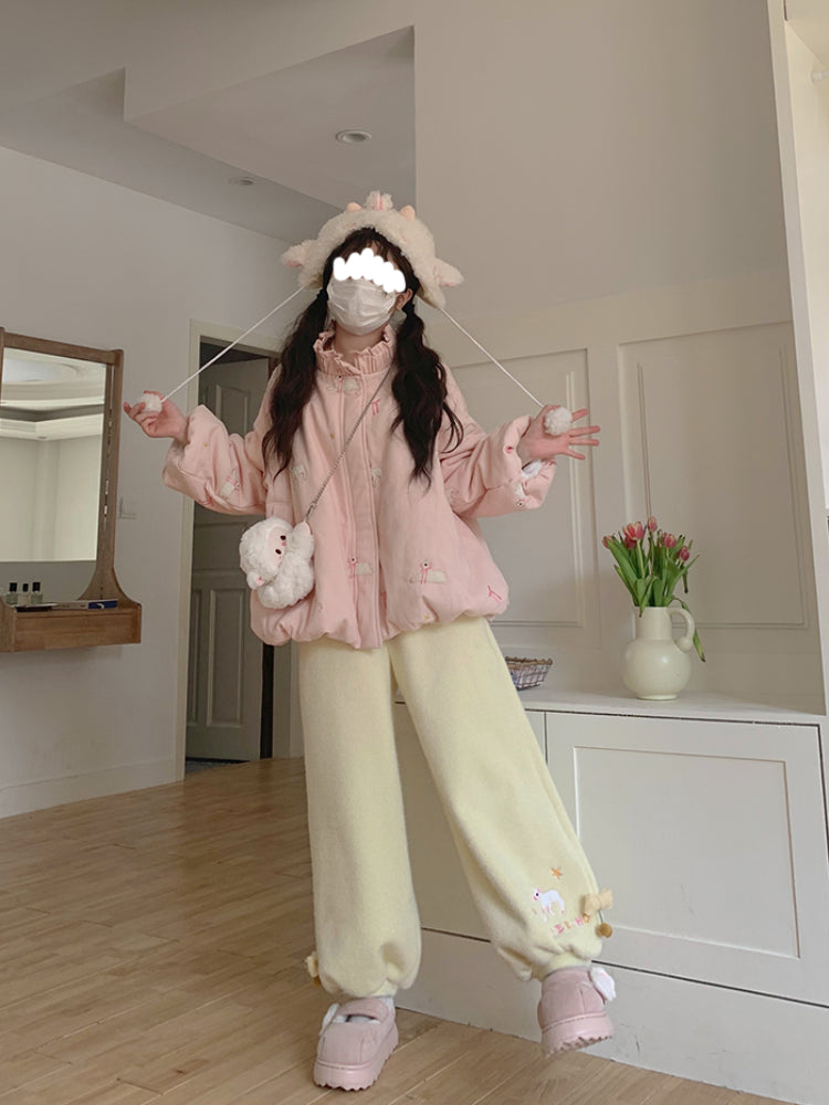 Lamb Cloud Plush Pants-ntbhshop