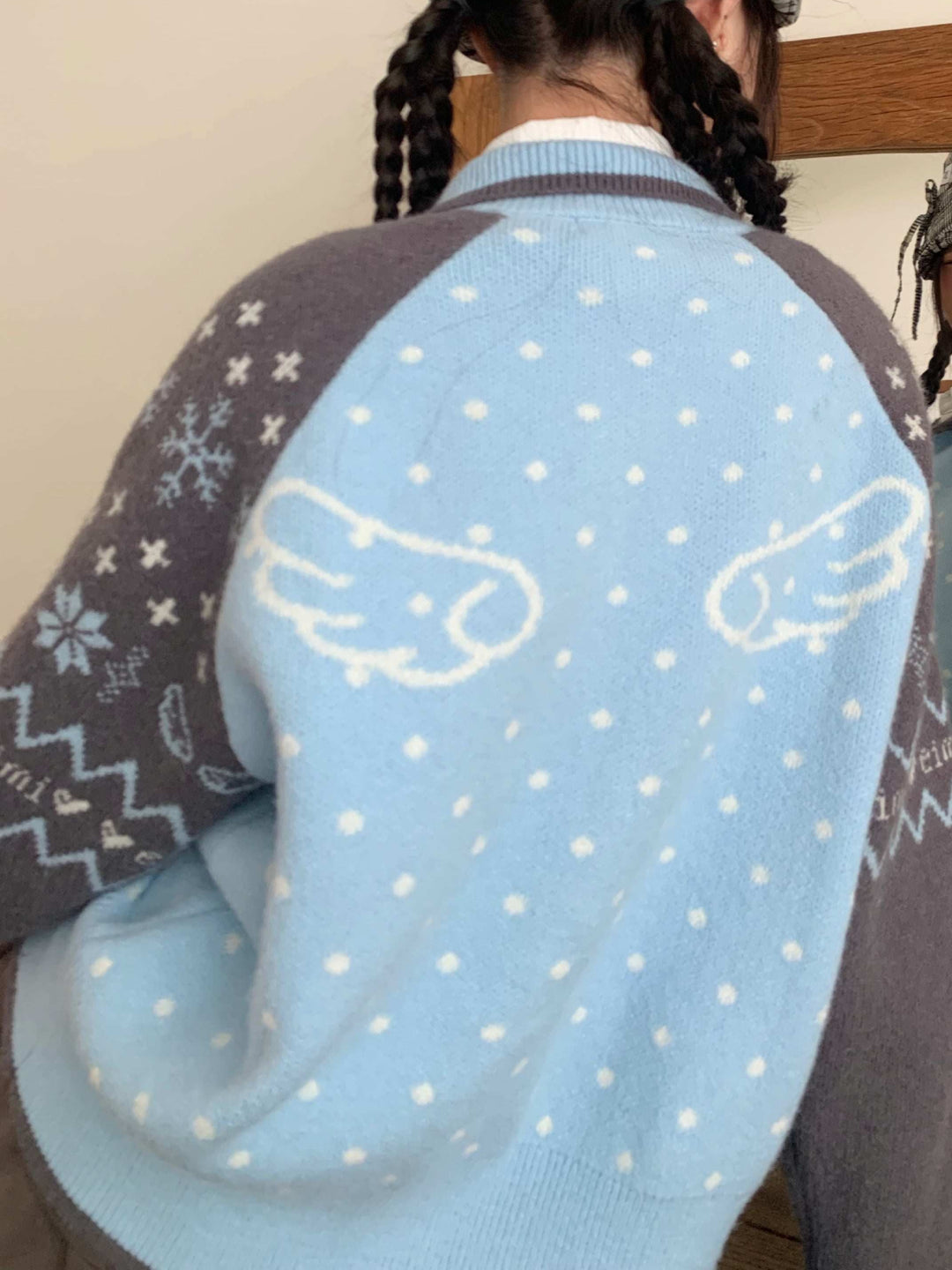 Cloud Speckle Knit Cardigans-Outerwear-ntbhshop