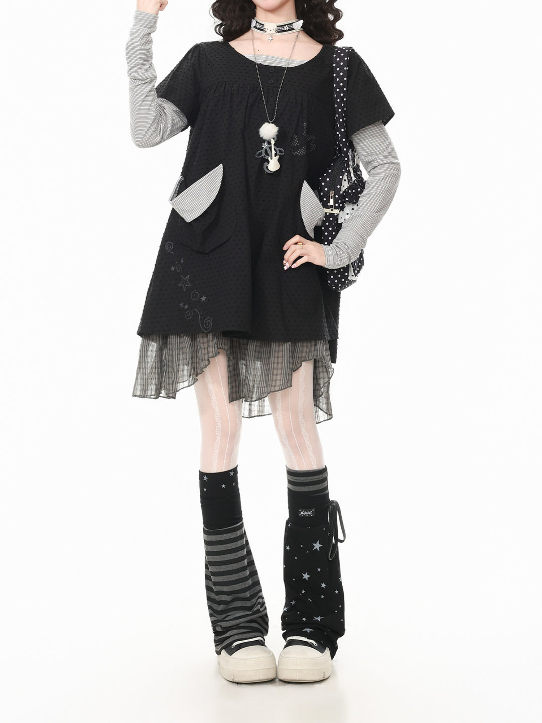 Starlight Stripe Leg Warmers-Accessories-ntbhshop