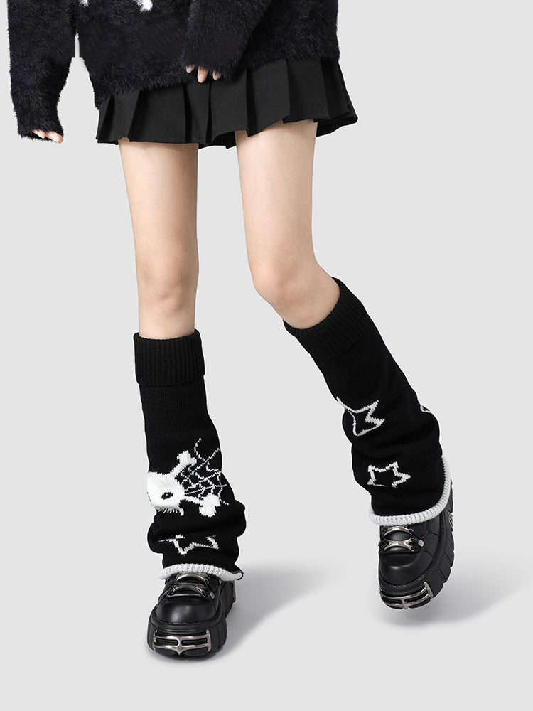 Dual Persona Knit Leg Warmers-ntbhshop