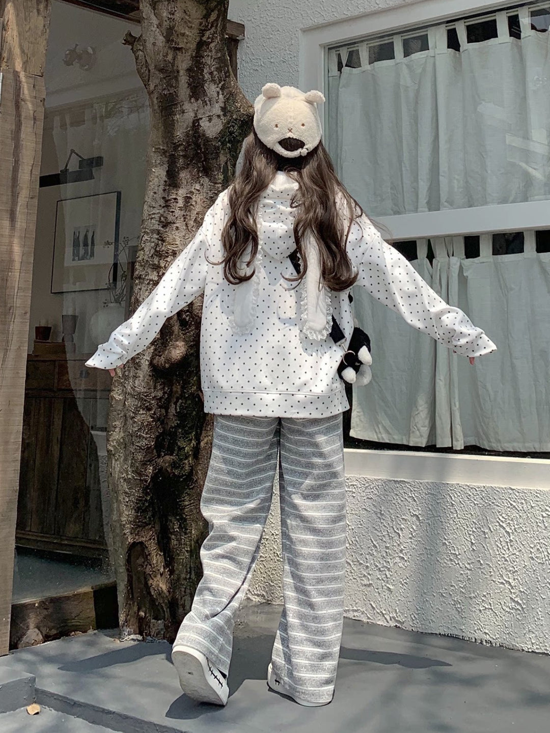 Wishing Bunny Hooded Jackets-Outerwear-ntbhshop