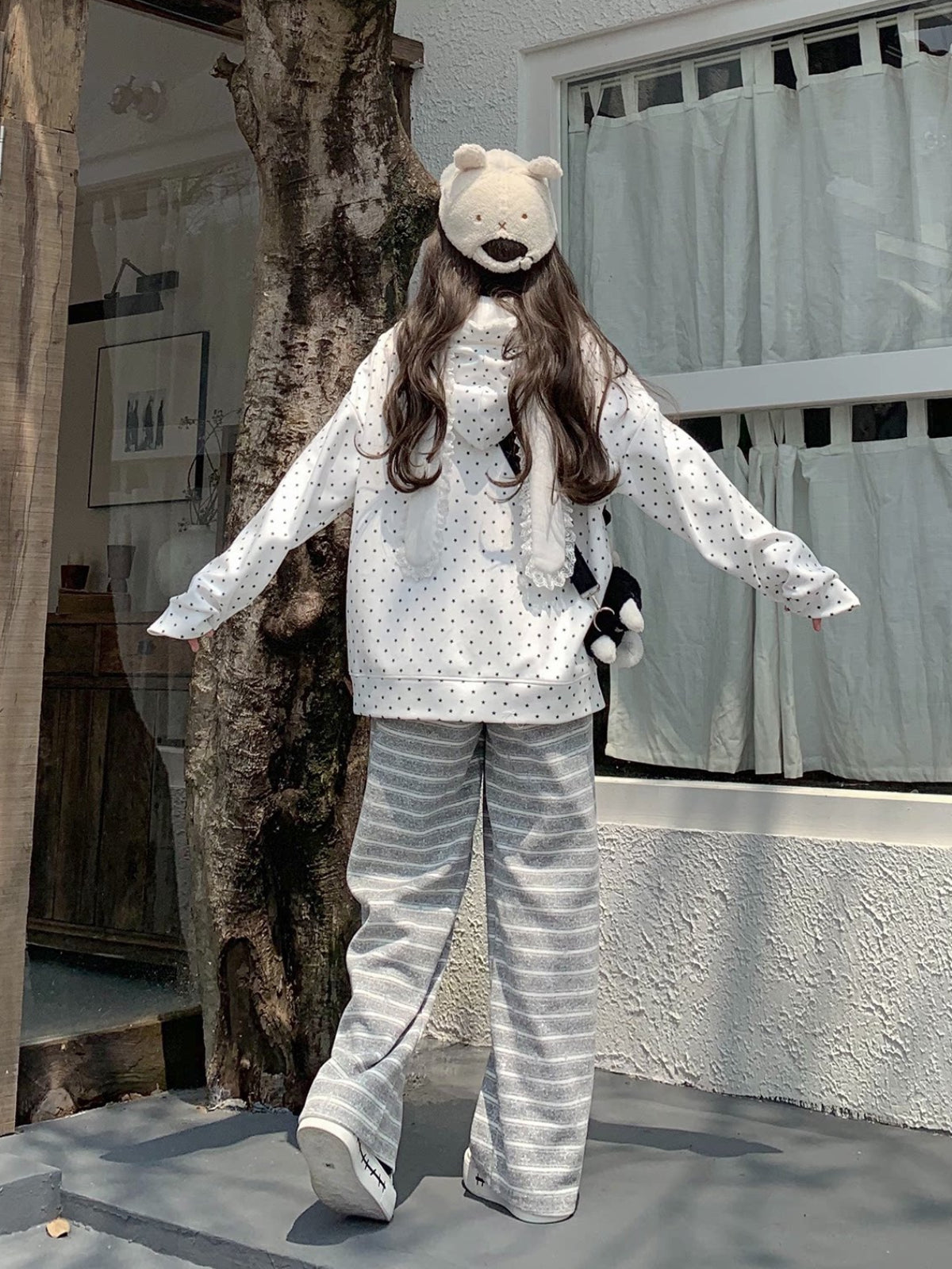 Wishing Bunny Hooded Jackets-Outerwear-ntbhshop