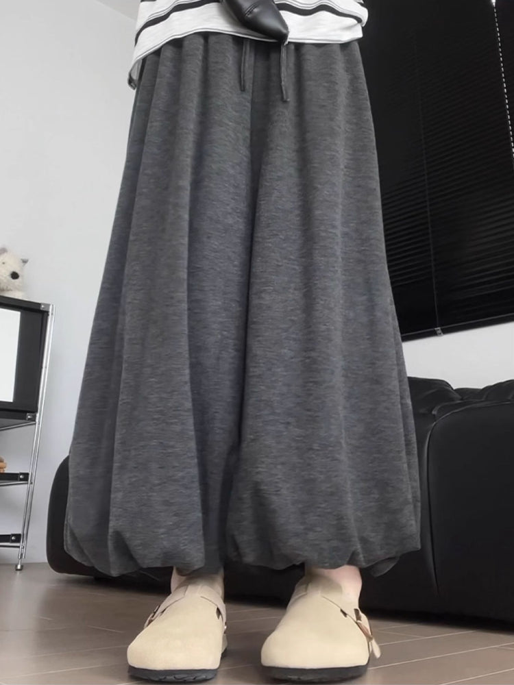 Mocha Bloom Bubble Sweatpants-ntbhshop