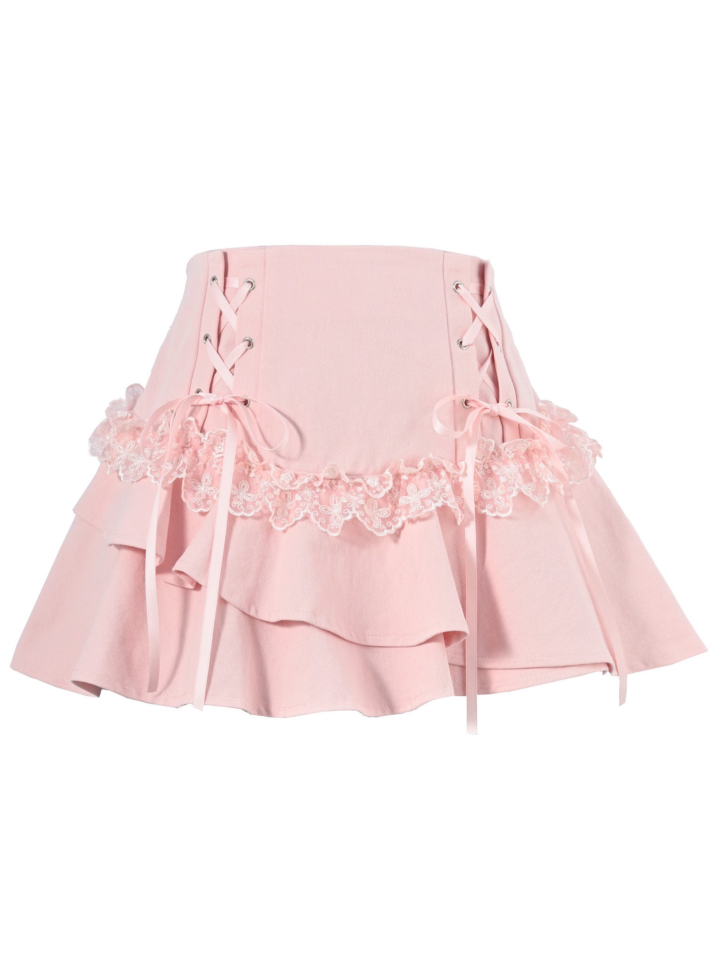 Rosy Bow Cake Skirt-Bottoms-ntbhshop