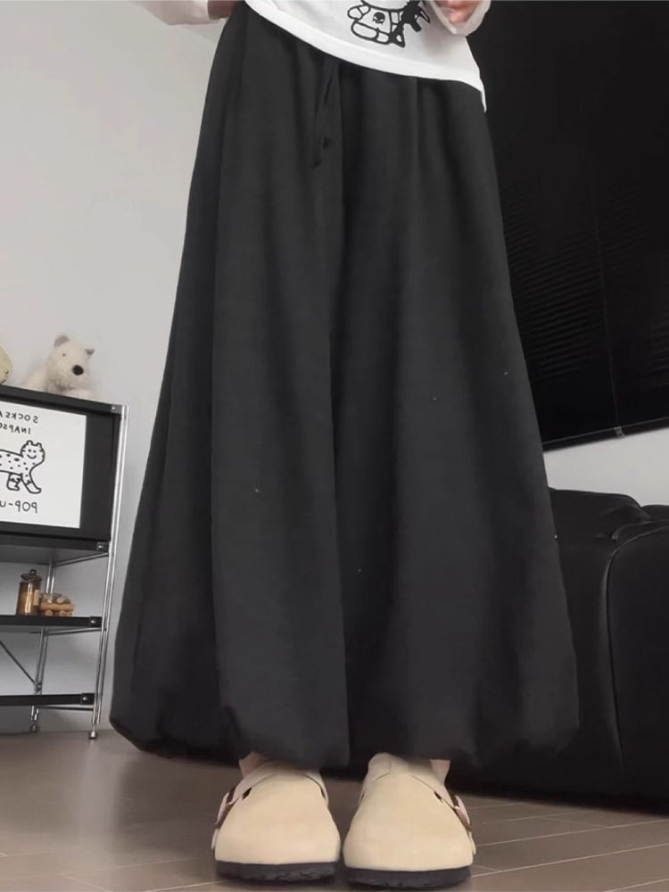 Mocha Bloom Bubble Sweatpants-ntbhshop