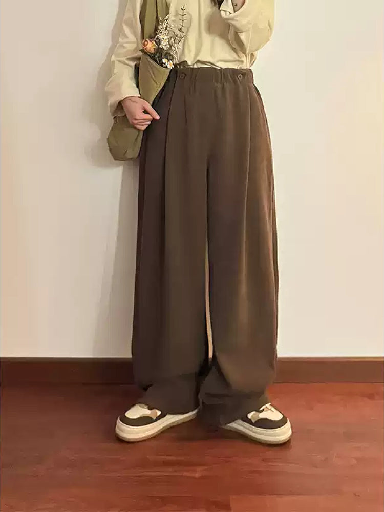 Classic Syllabus Pleated Pants-Bottoms-ntbhshop