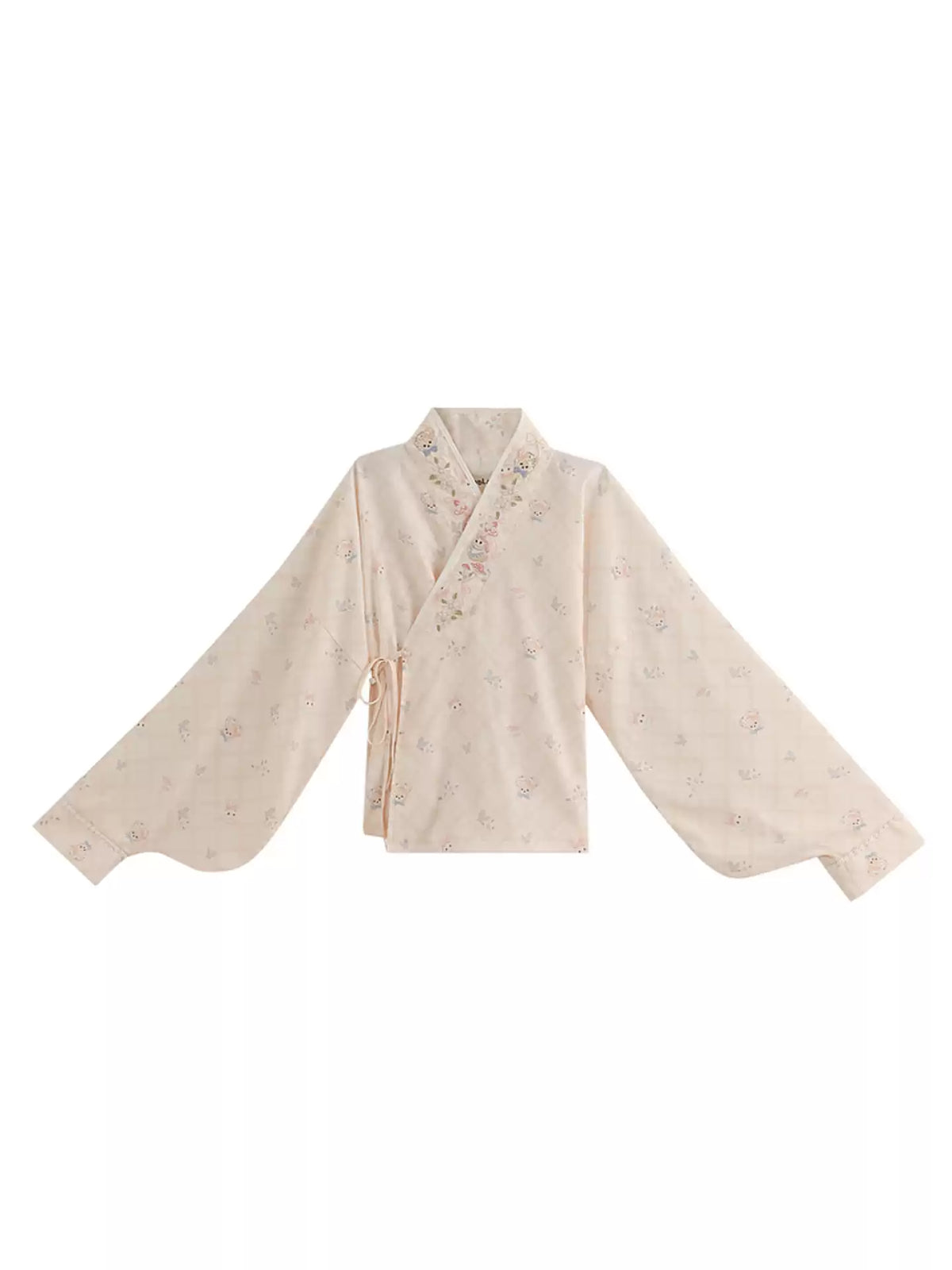 Berry Fairy Picnic Wrap Blouse-Tops-ntbhshop