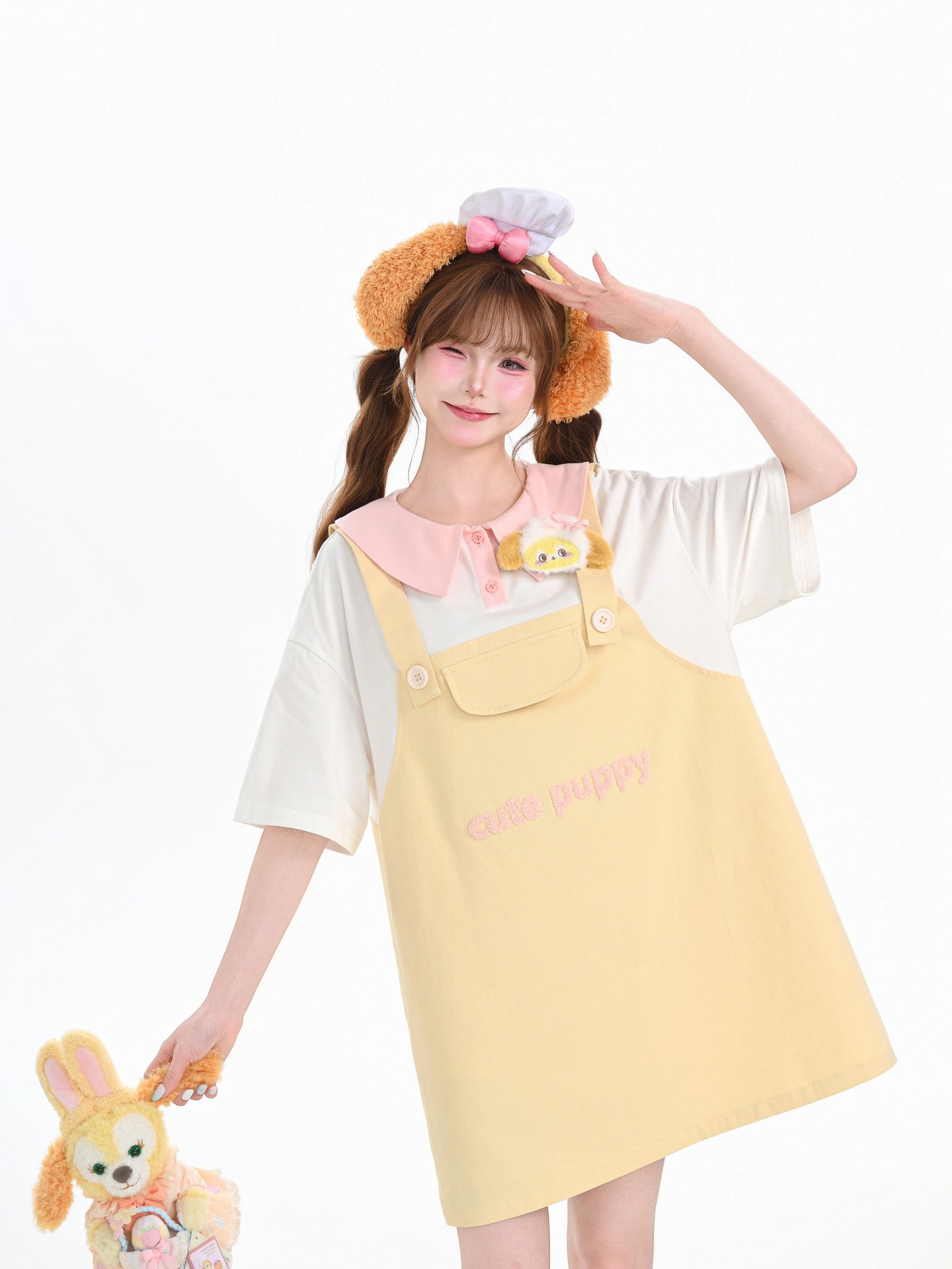 Puppy Honey Cotton Dress-Dresses-ntbhshop