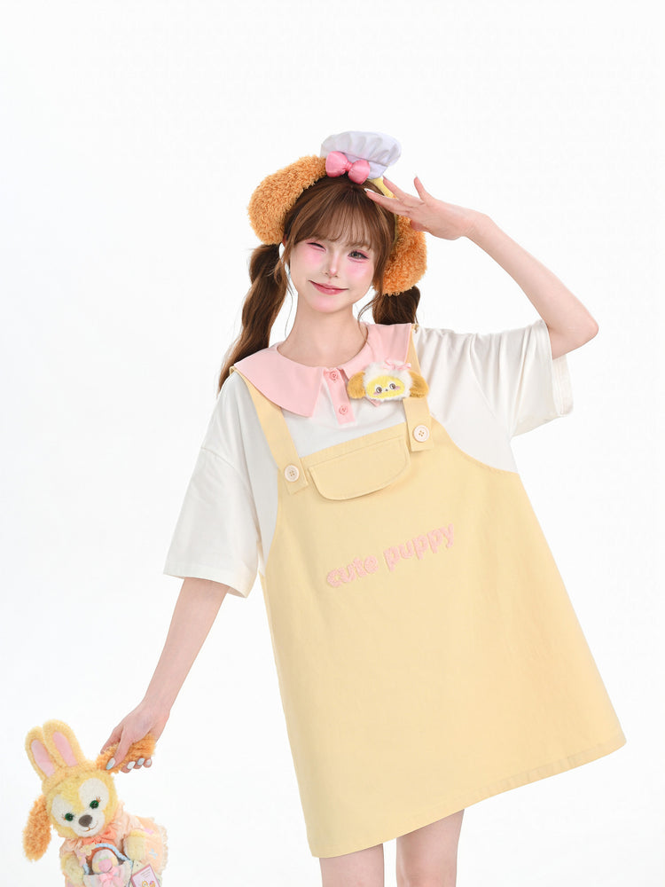 Puppy Honey Cotton Dress-Dresses-ntbhshop