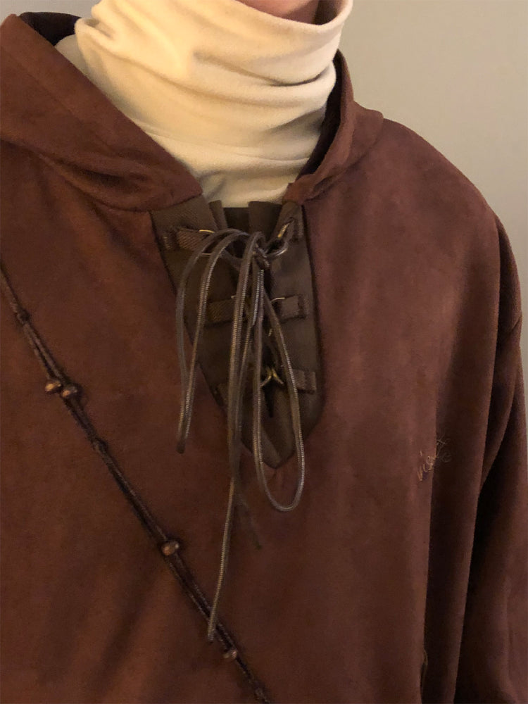 Coffee Wanderer Suede Unisex Hoodie-ntbhshop