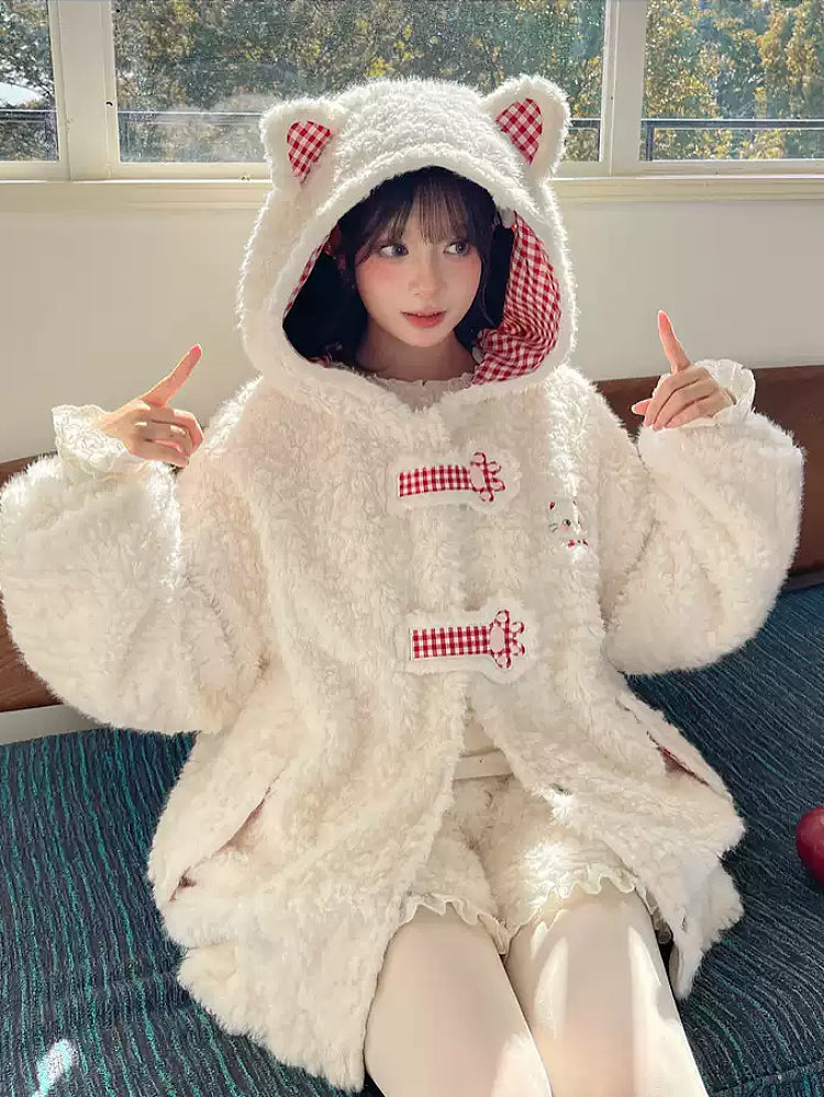 Soft Purr Kitty Fleece Cloud Jacket-Outerwear-ntbhshop