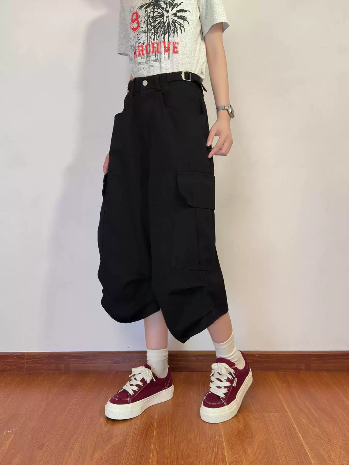 Corner Store Utility Culottes-Bottoms-ntbhshop