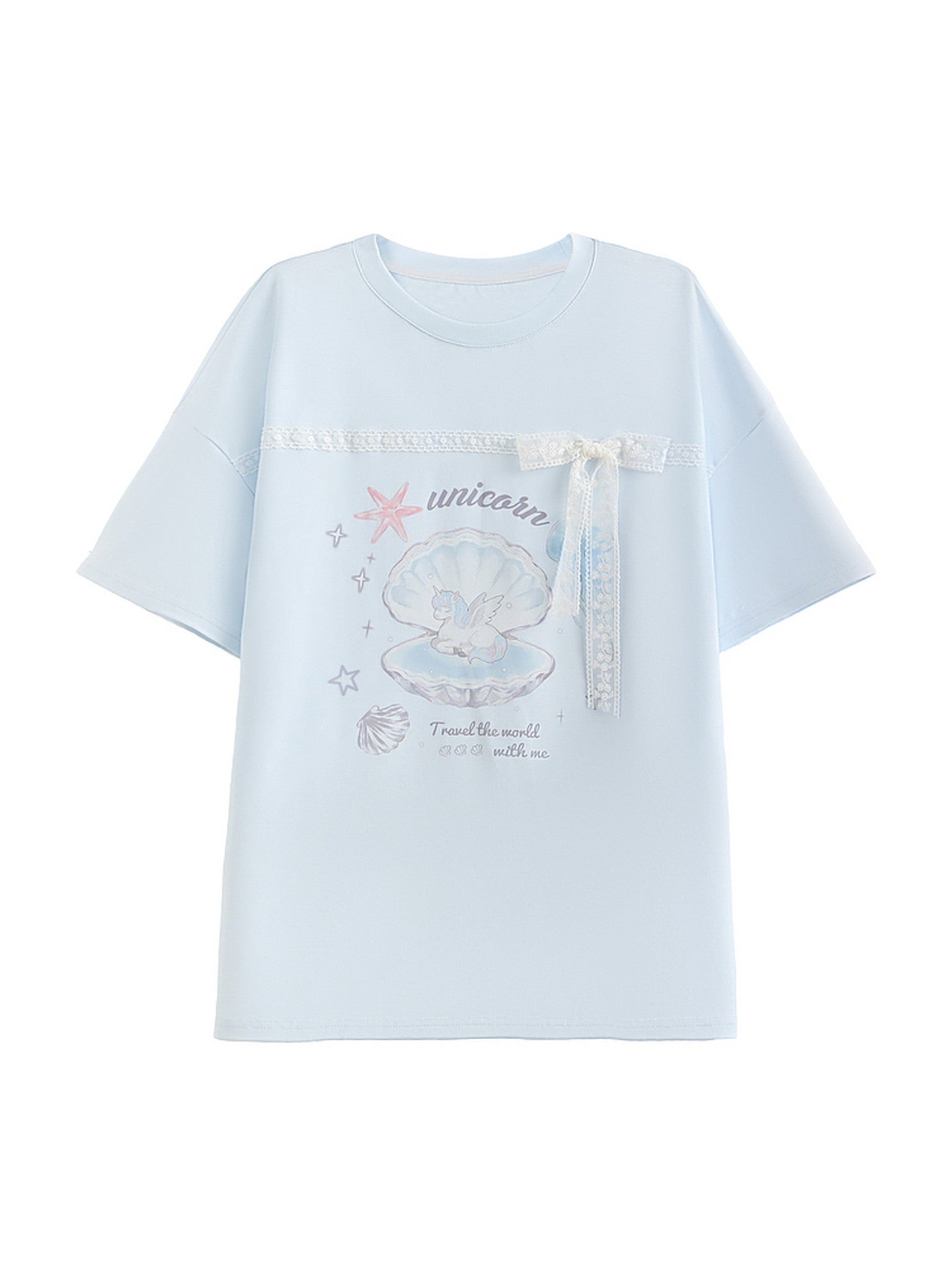 Unicorn Dream Lace Tee-Tops-ntbhshop