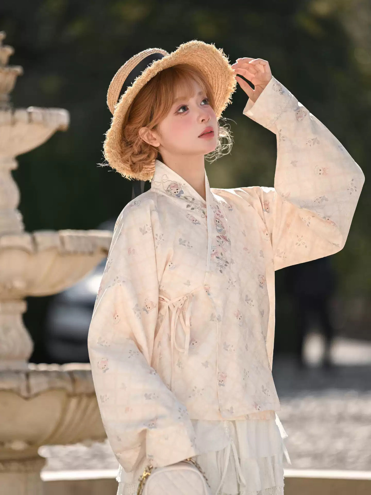 Berry Fairy Picnic Wrap Blouse-Tops-ntbhshop