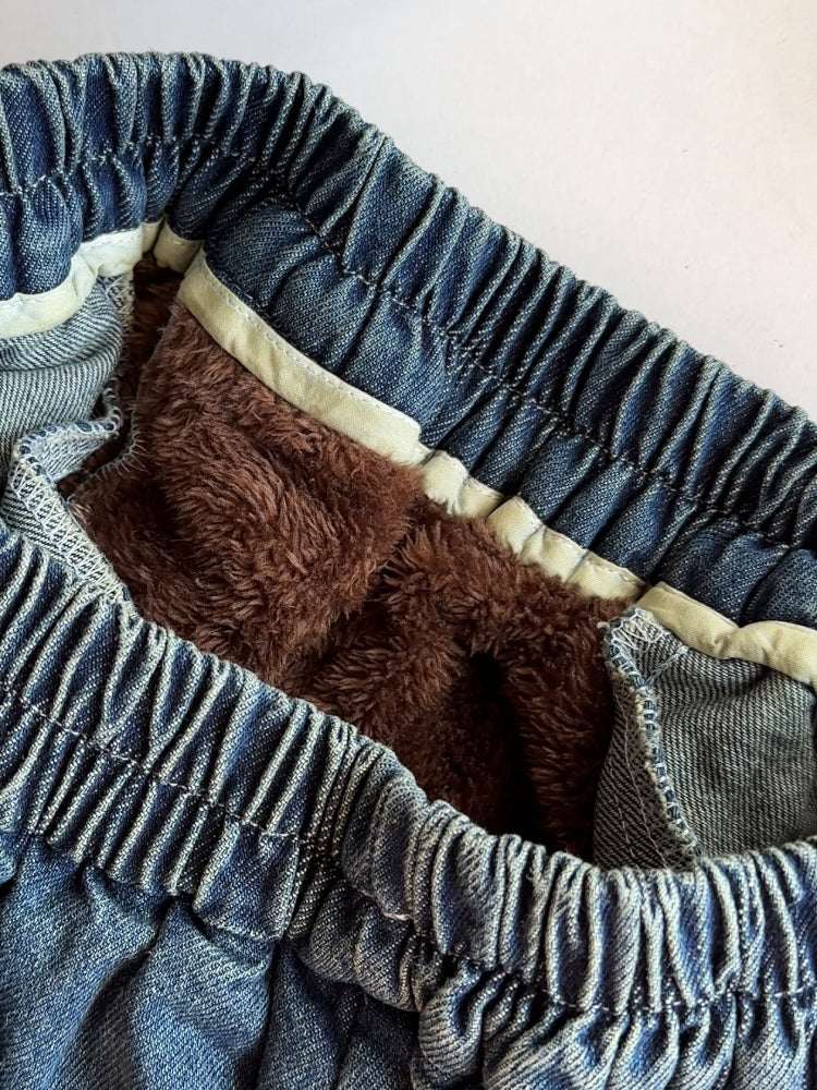 Denim Bloom Lace Flare Jeans-ntbhshop