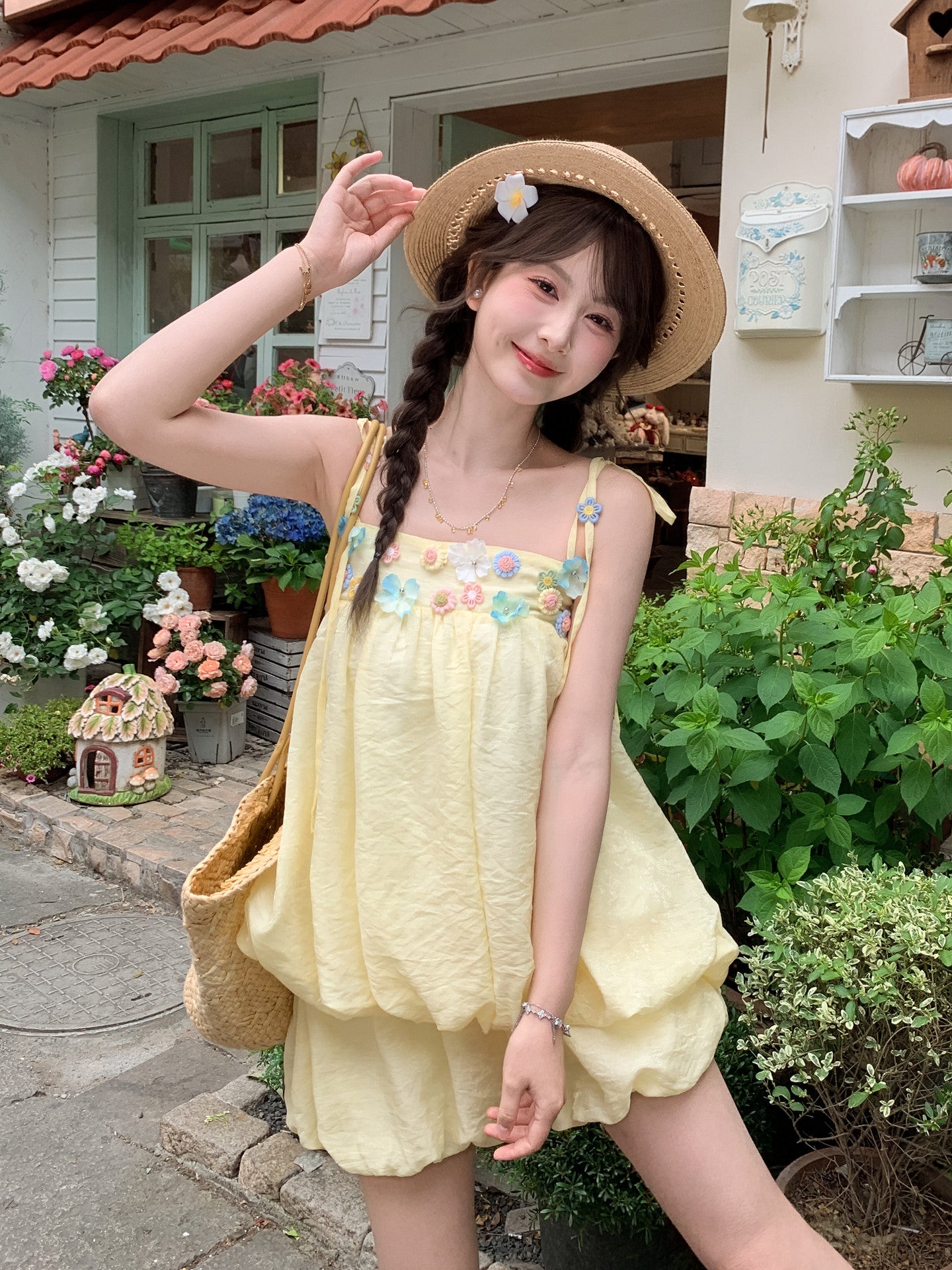 Butter Bloom Bubble Top & Shorts-Sets-ntbhshop