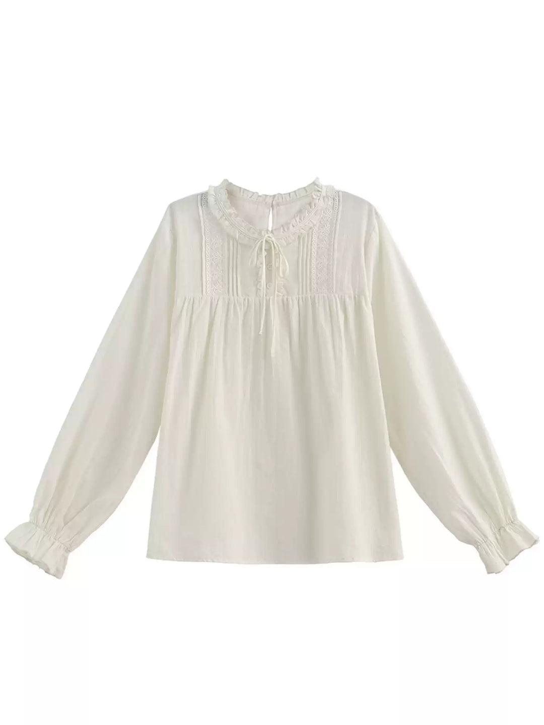 Cloud Milk Soft Blouse-Tops-ntbhshop