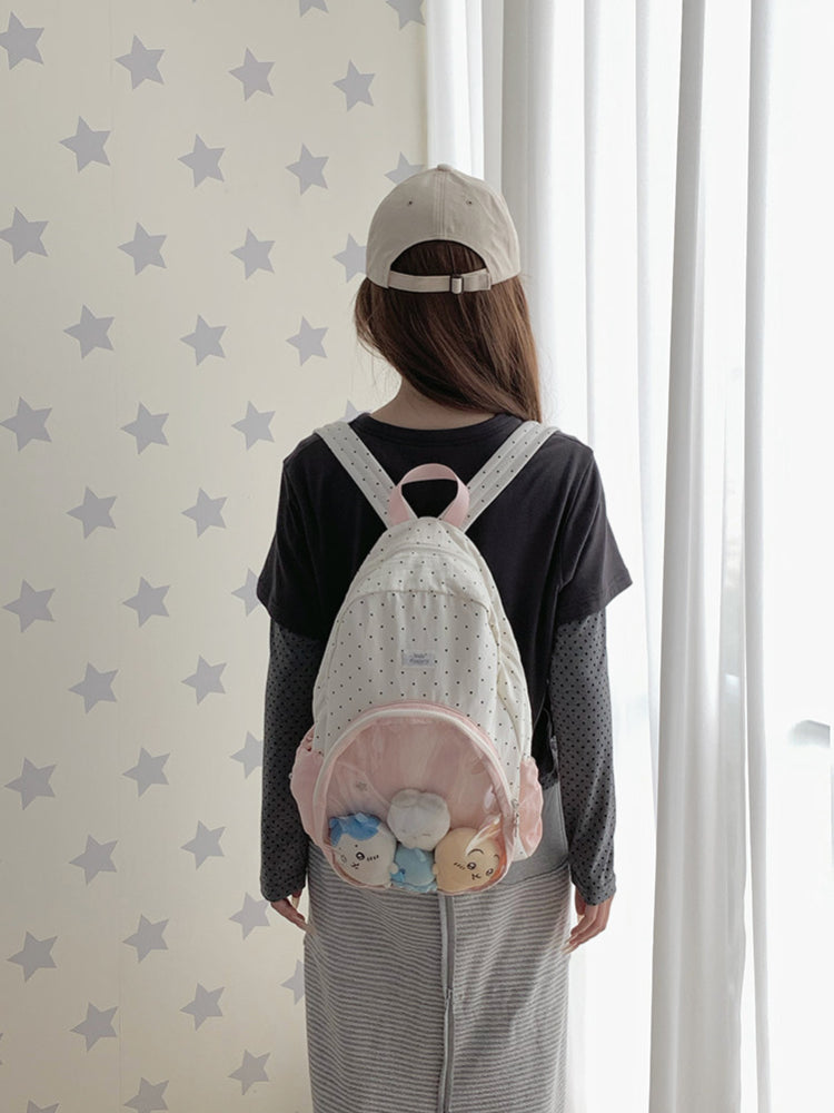 Polka Bow Toast Backpacks-Accessories-ntbhshop
