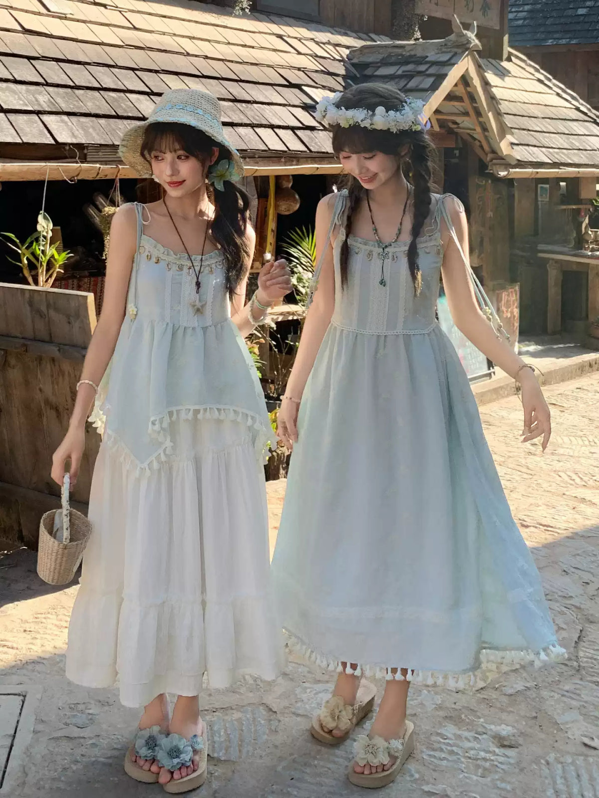 Cloud Sage Tassel Top-Tops-ntbhshop