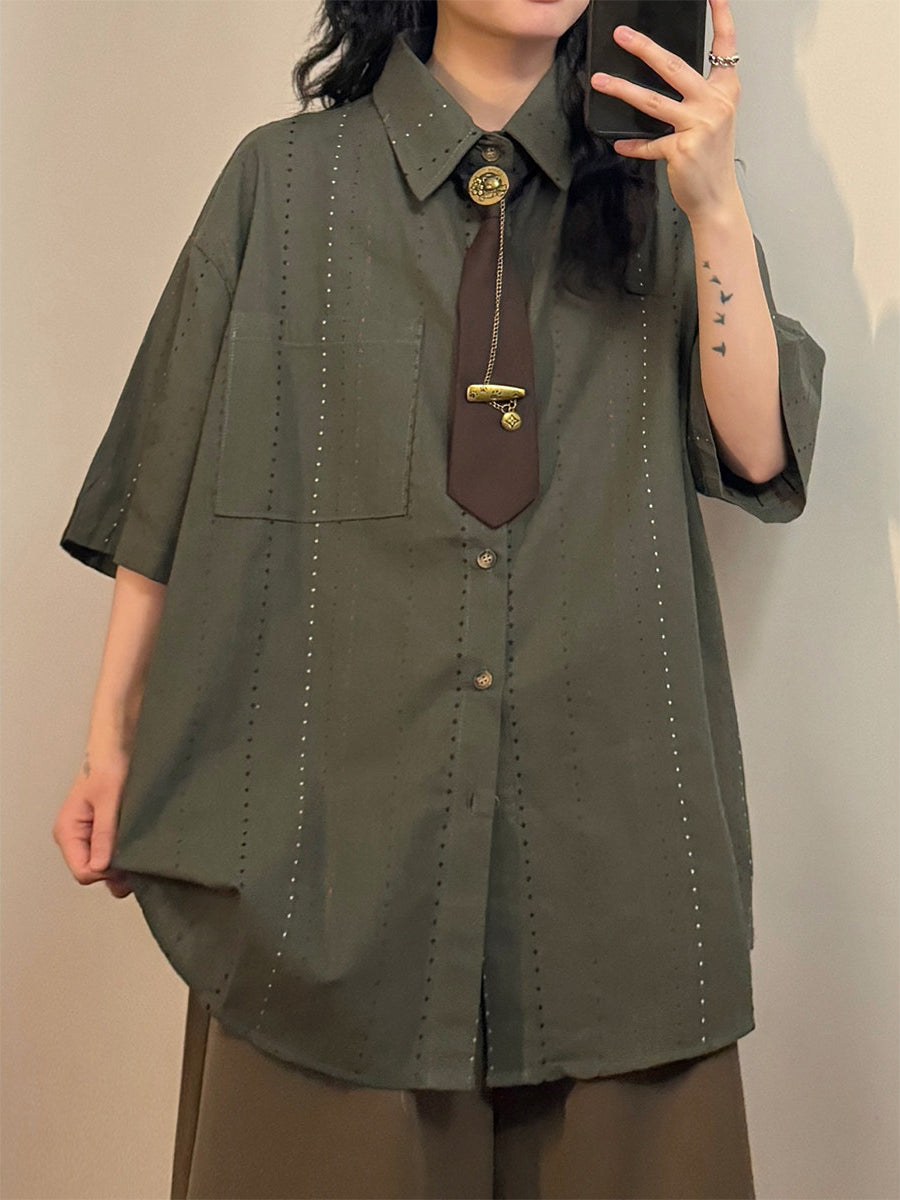 Roasted Tomato & Olive Cutout Tie Shirts-Tops-ntbhshop