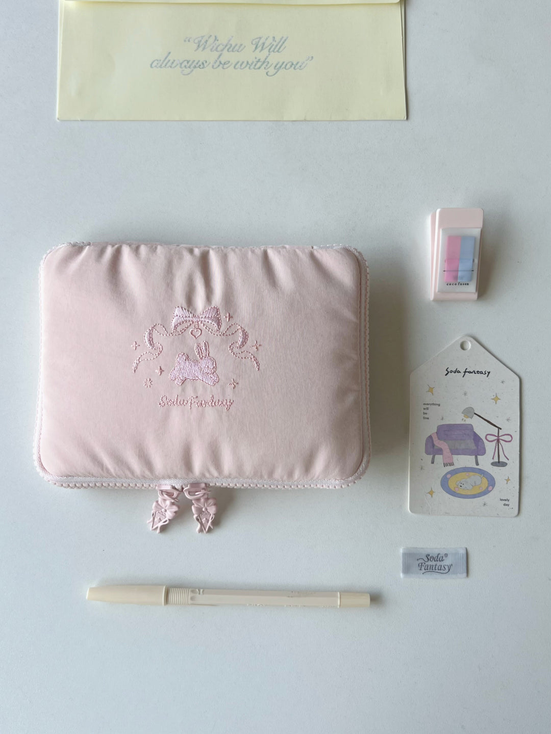 Bunny Bow Passport Pouch-Accessories-ntbhshop