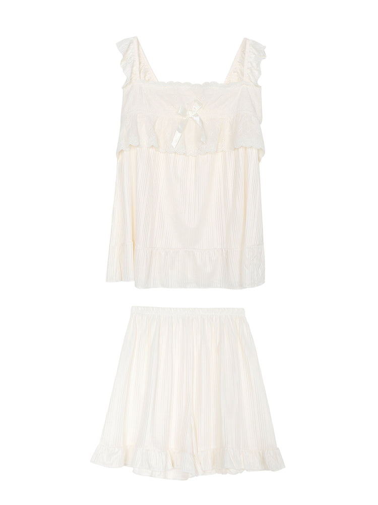 Whipped Cream Fairy Sleeve Pajamas Set-ntbhshop