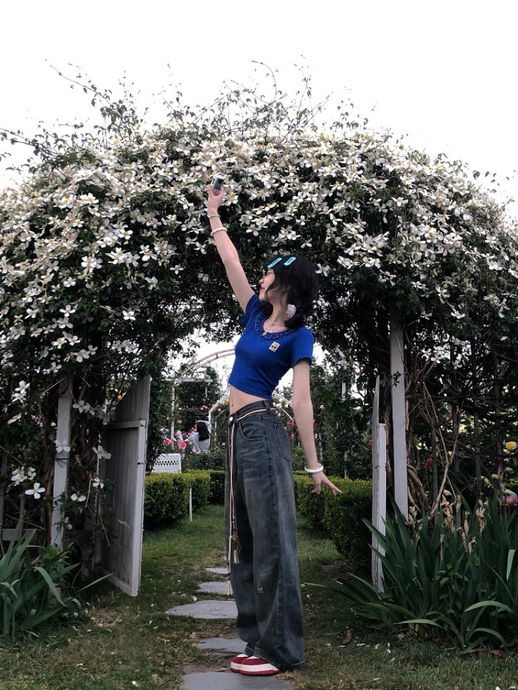 Heart Hollow Dopamine Crop Tops-ntbhshop