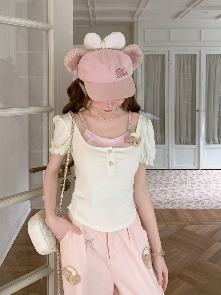 Bakery Bear Layered Tops-Tops-ntbhshop